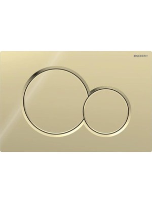 Geberit Kumanda Kapağı Sigma50 - Çift Basmalı - Pirinç / Pirinç