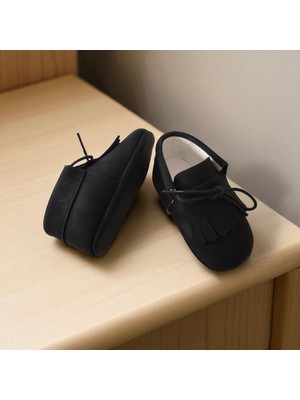 Bebek Makosen Ayakkabı Bilekten Gizli Bağcıklı Ayarlanabilir