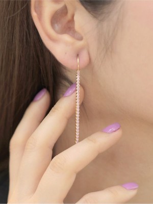 14 Ayar Altın Su Yolu Sallantılı Küpe