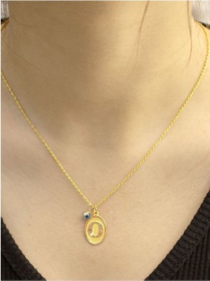 14 Ayar O Harfli Kolye