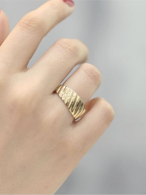 14 Ayar Altın Armor Yüzük