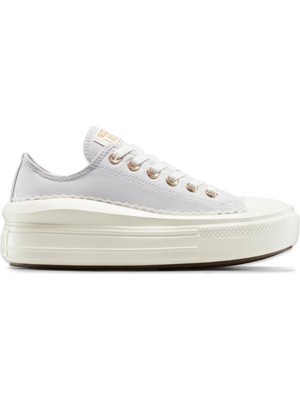 Converse A15494C Chuck Taylor All Star Move Platform Frills Sneakers Açık Gri Kadın Spor A