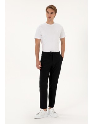 U.s. Polo Assn. Erkek Lacivert Pantolon (Kanvas-Chino) 50310486-VR033