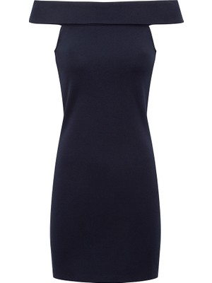 F21 Straplez Yaka  Mini Elbise