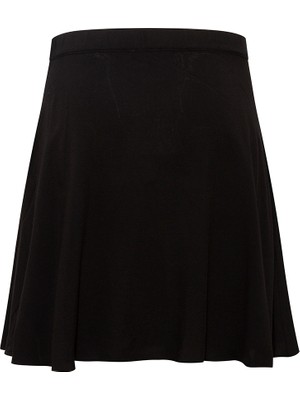 F21 Viskon Mini Çan Etek