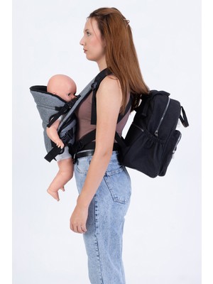 Premium Lüks Kanguru, Anne Bebek Bakım Sırt Çantası,ikisi Bir Arada Çanta,kanguru.