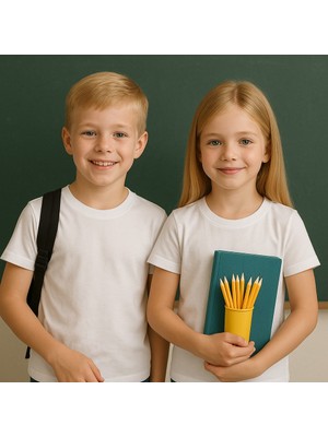 Seabubbles Bisiklet Yaka Yarım Kol Basic Tişört - Alc