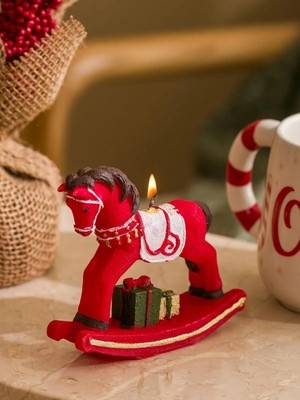 Lcw Home Atlı Karınca Figürlü Dekoratif Mum 11 cm  (W5)