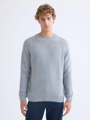 Xsıde  Bisiklet Yaka Erkek Triko Kazak  (W5)