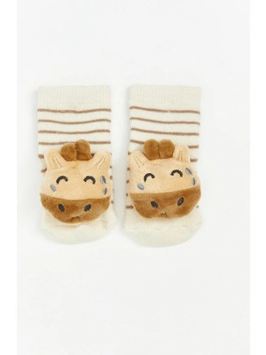 Lcw Kids Hayvan Figürlü Erkek Çocuk Ev Çorabı  (W5)
