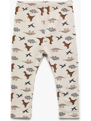 Koton  Ekru Erkek Bebek Eşofman Altı 6WMB40007TK