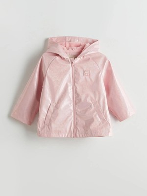 Kapüşonlu Kız Çocuk Mont  (W5)