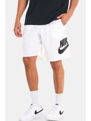 Sportswear Sport Essentials French Terry Alumni Bol Kesim Beyaz Erkek Spor Şort