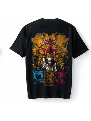 Bumeta Yu-Gi-Oh Koleksiyon Anime Oversize Unisex Tişört T-Shirt