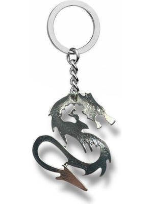 Dragon (Ejderha) Figürlü Unisex Anahtarlık – Güç ve Efsanevi Koruma Sembolü