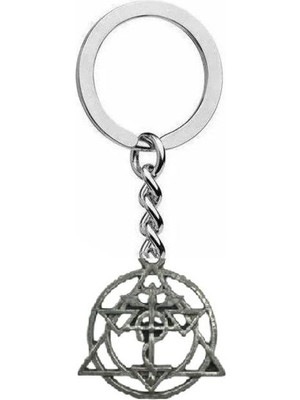 Simyacı Sembolü Figürlü Anahtarlık | Spiritüel ve Ezoterik Temalı Unisex Aksesuar