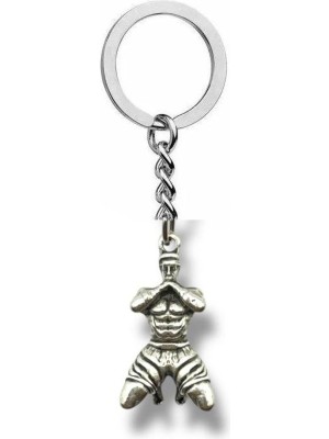 Taekwondo Dövüşçü Figürlü Unisex Anahtarlık Uzak Doğu Savaş Sanatı ve Disiplin Sembolü