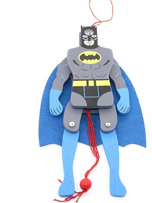 Ahşap Sallanan Batman Figürü