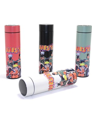 Anime Baskılı Dijital Göstergeli Termos 500 ml Model 3