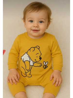 Nevran Kids Winnie The Pooh Arı Baskılı Tulum