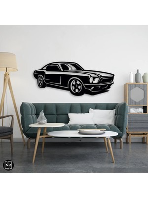 Araba Yan Görünüş Dekoratif Metal Tablo