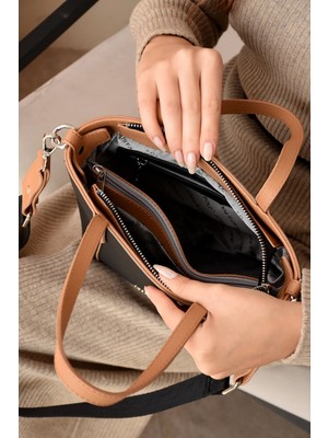 Just Polo Kadın Orta Boy Konforlu Şık El ve Omuz Çantası 236047MH