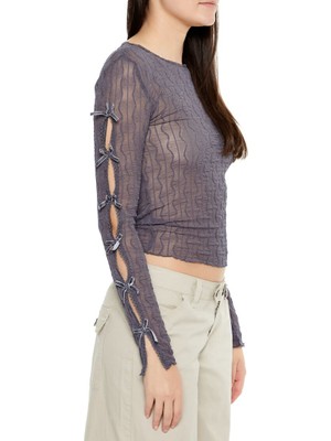 F21 Fiyonk Detaylı Bluz