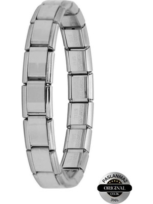 Italyan Charm Çelik Bileklik