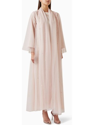 Konforlu Şıklığıyla Sequin Detaylı Abaya Seti Her Ortama Uygun Kullanım Için Ideal