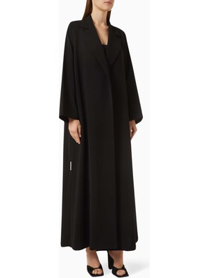 Zarif A Kesim Notch Yaka Abaya Rahat ve Şık Tasarım ile Günlük Kullanım Için Ideal