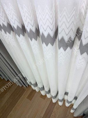 Soft Weave Tül Perde | Ağır Gramajlı, 1/3 Sık Pileli, Ütü Gerektirmez L Her Odaya Uygun