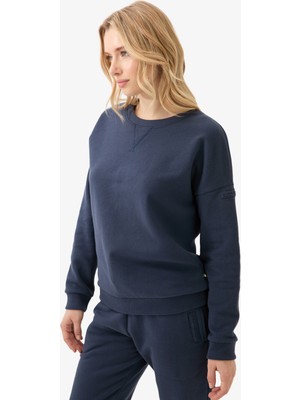 Kadın Sweatshirt 60604 - Lacivert