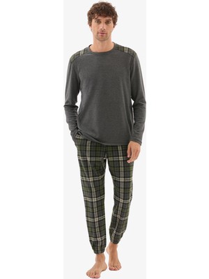 Blackspade Erkek Termal Pijama Takımı 40804 - Antrasit