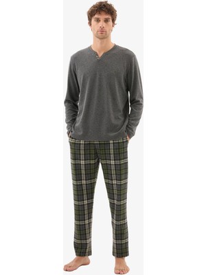 Blackspade Erkek Termal Pijama Takımı 40803 - Antrasit