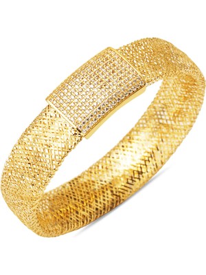 Italyan Hasırı 14 Ayar Altın Bileklik