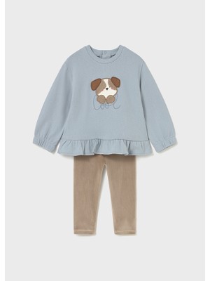 2738 Mayoral Topo Kız Çocuk Sweatshirt Tayt Takım