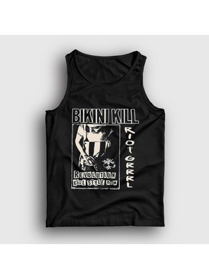 Presmono Unisex Siyah Revolution Girl Style V2 Bikini Kill Atlet