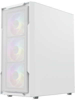 Fazeon F11 650W 80+ Bronze Mesh Rgb 4X120MM Fanlı Atx Beyaz Gamıng Kasa