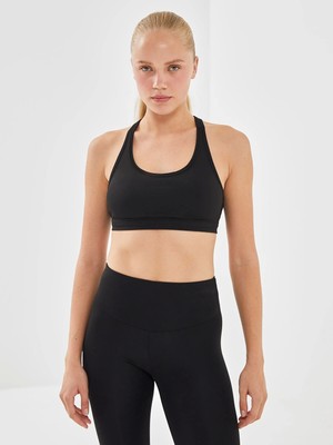 Xsıde Actıve Siyah U Yaka Kadın Spor Büstiyer