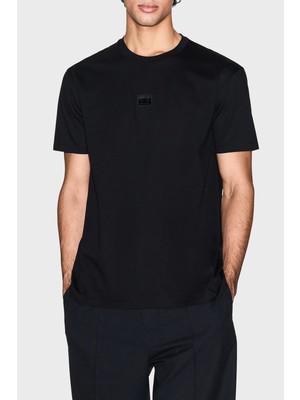 Armani Exchange % 100 Pamuk Regular Fit Bisiklet Yaka Logolu T Shirt Erkek T Shirt XM001479 AF10364 UC001