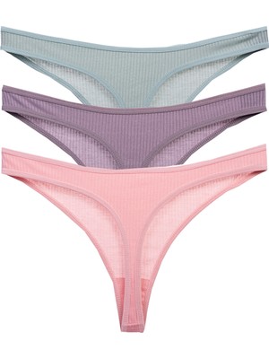 Vanilya Secret Pamuk Tanga 3'lü Paket