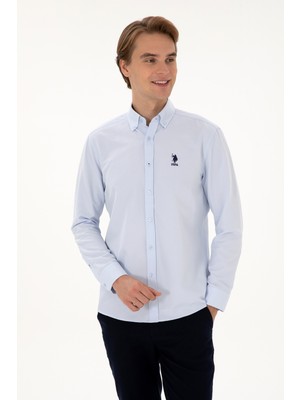 U.s. Polo Assn. Erkek Açık Mavi Gömlek Basic 50307668-VR003