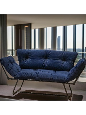 Barrel Yatak Olabilen Mekanizmalı Ikili Kanepe | Kolları Açılan, Modern ve Fonksiyonel Yataklı Koltuk