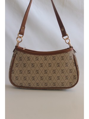 Wiel Monogram Taba Baget ve Çapraz Çanta