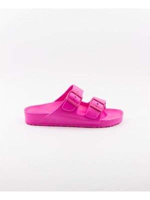 Unisex Terlik Çift Bantlı Tokalı Ayarlanabilir Hafif Rahat Esnek Yumuşak Sandalet 133