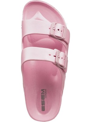 Unisex Terlik Çift Bantlı Tokalı Ayarlanabilir Hafif Rahat Esnek Yumuşak Sandalet 133