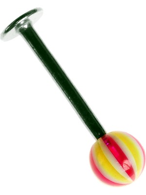 Labret Stud 316 L Bioplast Piercing K5