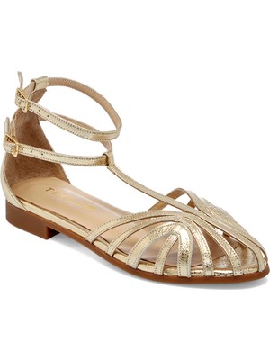 Tergan  Dore Hakiki Deri Kadın Sandalet - K25Y1SN67789-E57