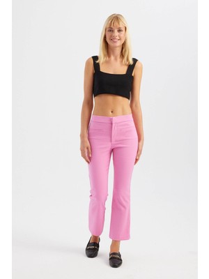 Hiccup Kadın Kare Yaka Crop Top Siyah