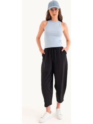 Hiccup Kadınlar Mavi Renk Halter Yaka Basic Tank Top Bebek Mavisi